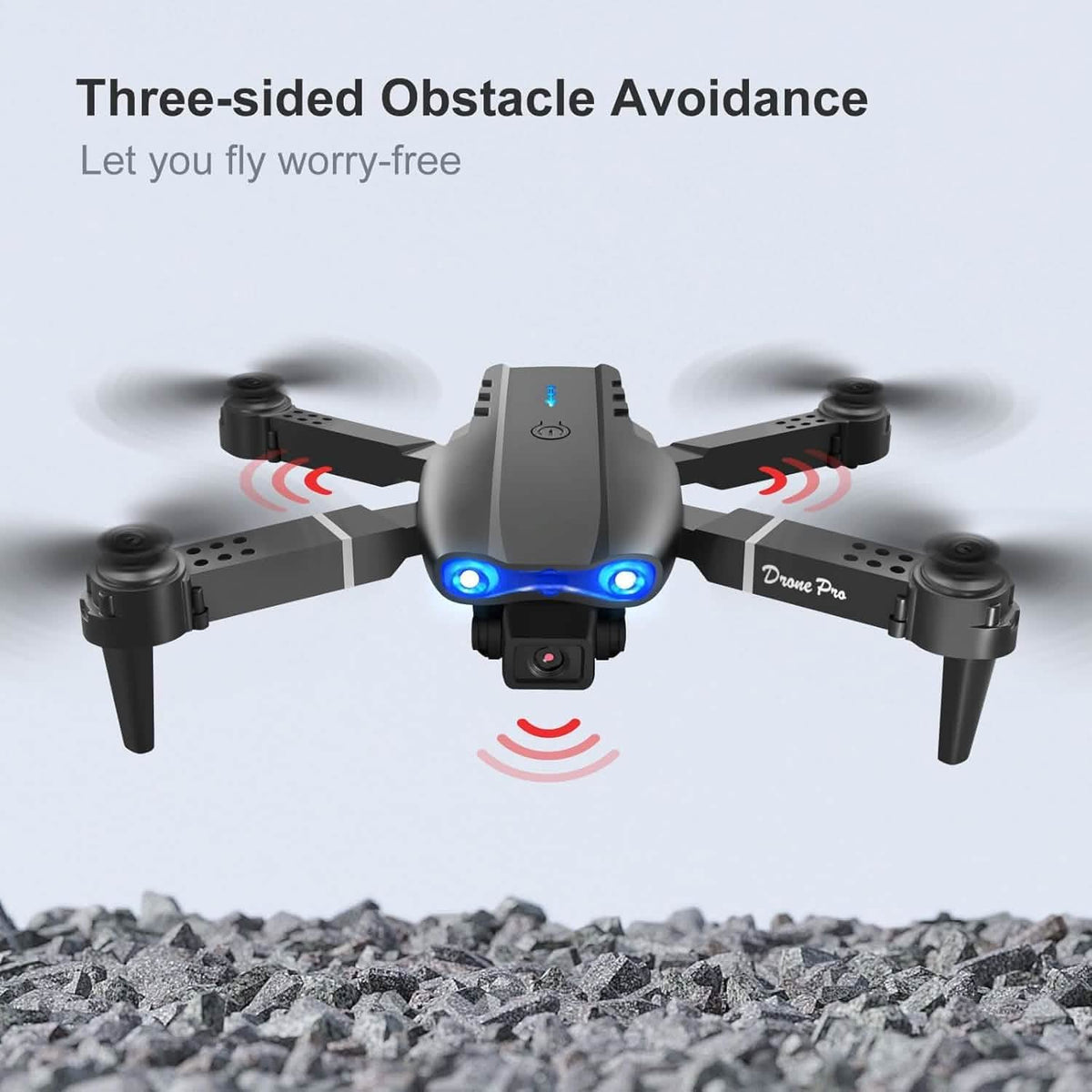 Drone HD Dual Camera, WiFi FPV Foldable RC Quadcopter - A-1 Thread Vault