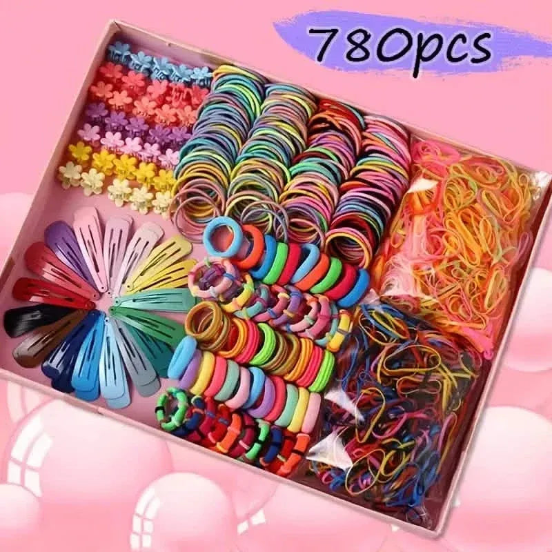 780-Pieces: Hair Accessories for Girls - A-1 Thread Vault