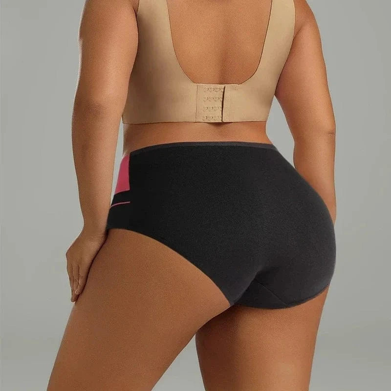 7PCS High Waist Body Shaper Soft Cotton Briefs for Women Slimming Breathable Panty Plus Size XS-3XL Lingerie Female Underwear - A-1 Thread Vault