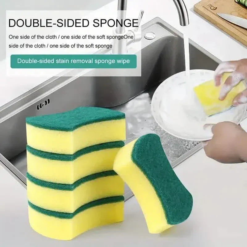 8-Pack: Double-Sided Multifunctional Cleaning Sponge - A-1 Thread Vault
