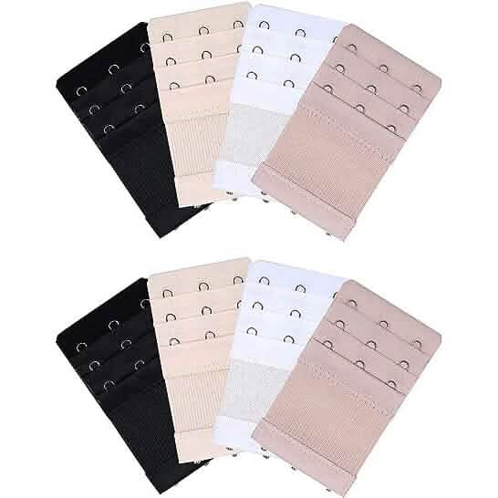 8-Pieces: Women's Lingerie Bra Extenders - A-1 Thread Vault