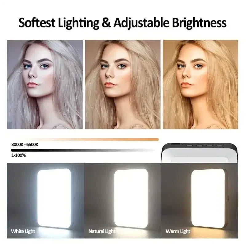 80 LED Clip-On Rechargeable Selfie Ring Light - A-1 Thread Vault