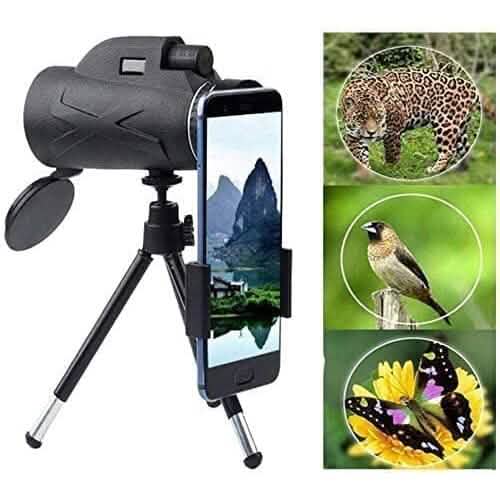 80x100 Monocular-Telescope High Powered for Smartphone Monocular - A-1 Thread Vault