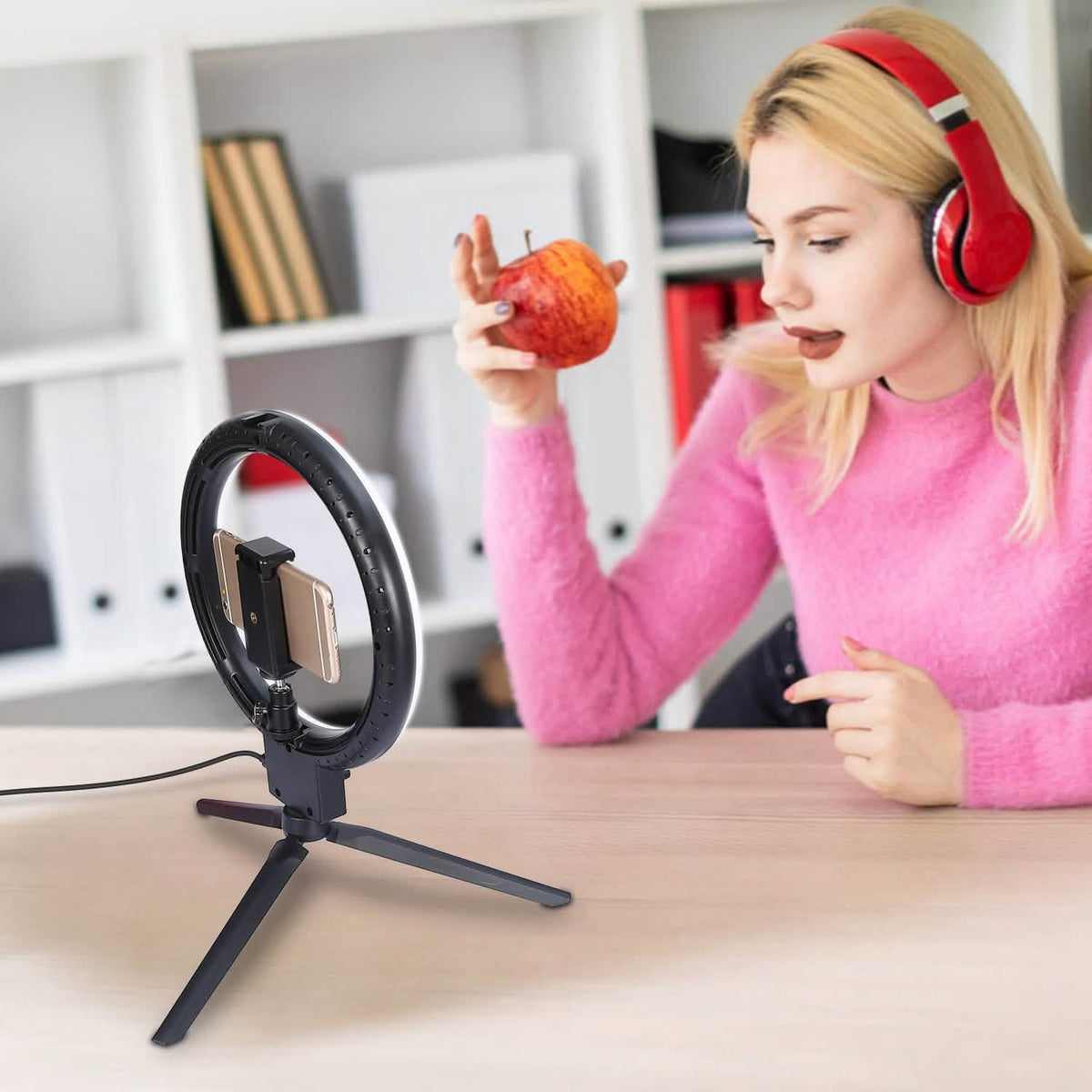 9" Dimmable LED Ring Light with Tripod - A-1 Thread Vault