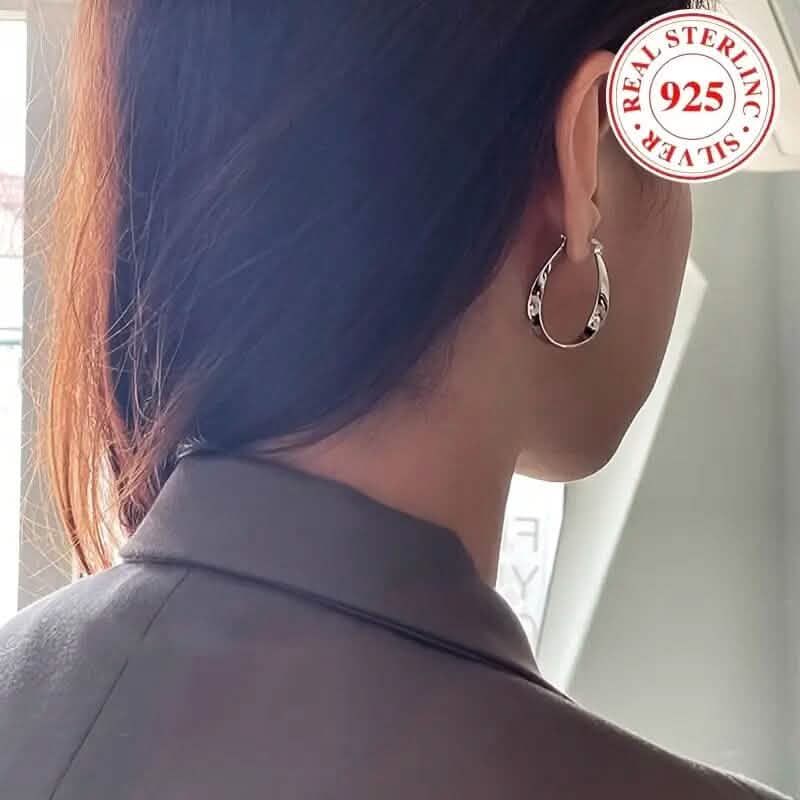 925 Silver Hypoallergenic Elegant Retro Style Earrings - A-1 Thread Vault