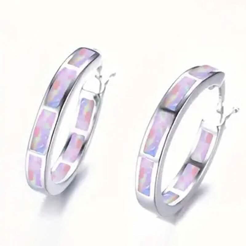925 Sterling Silver Circular Hoop Earrings - A-1 Thread Vault