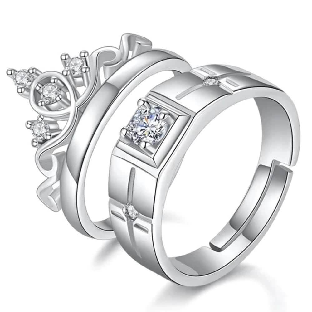 925 Sterling Silver New Jewelry Fashion Couple Ring - A-1 Thread Vault