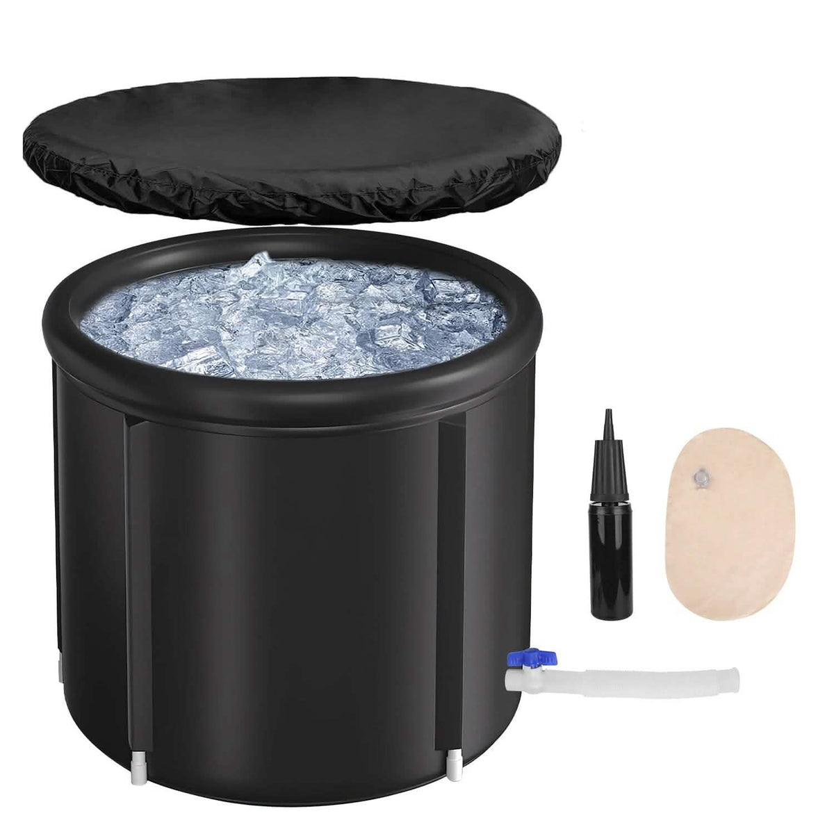 97 Gal Large Size Ice Bath Tub with Cover - A-1 Thread Vault