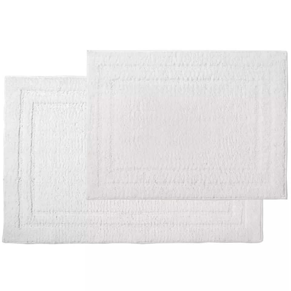 2-Piece: Bibb Home Microfiber Shag Bath Mat Set - A-1 Thread Vault