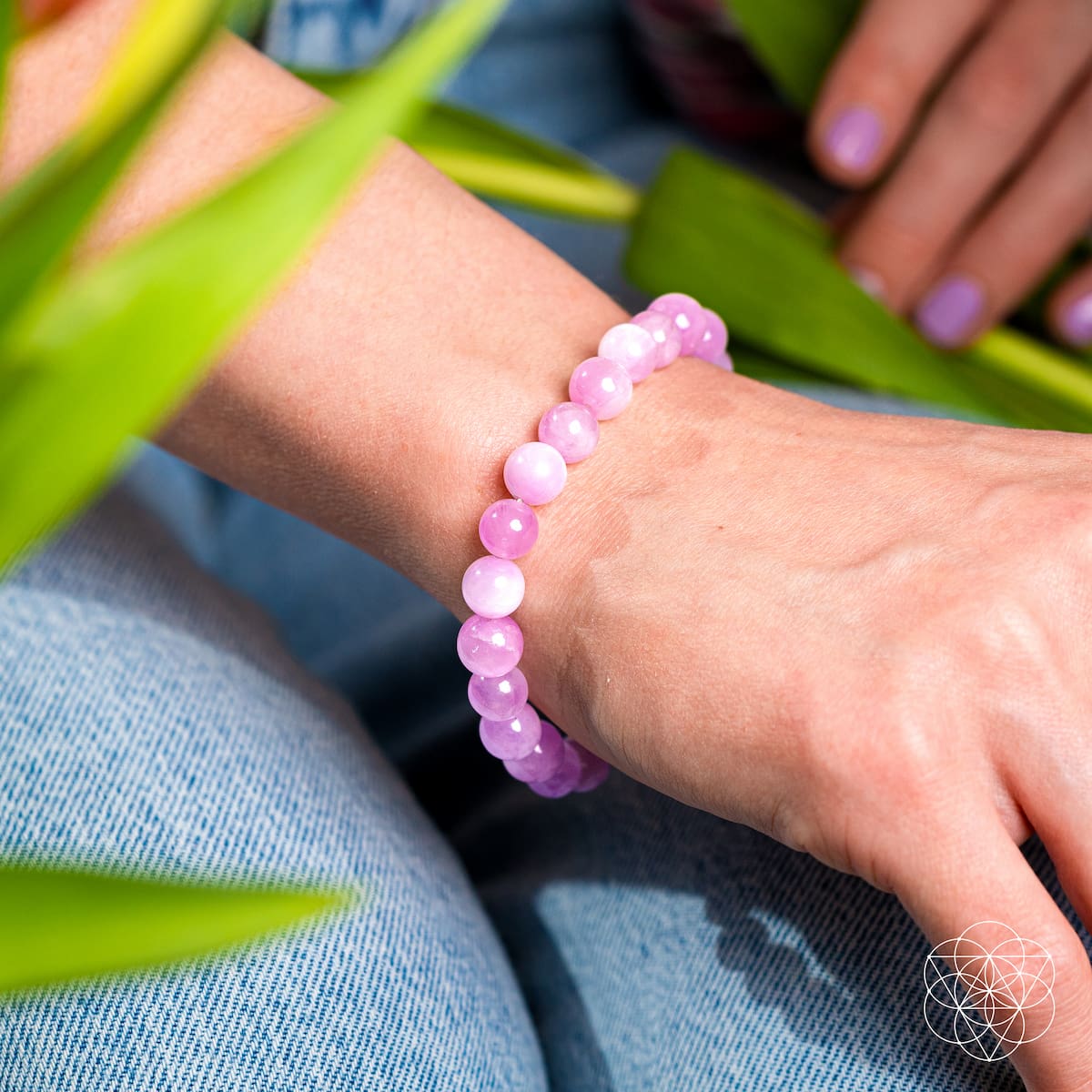 The Heart Reset - Rare Pink Kunzite Bracelet - A-1 Thread Vault