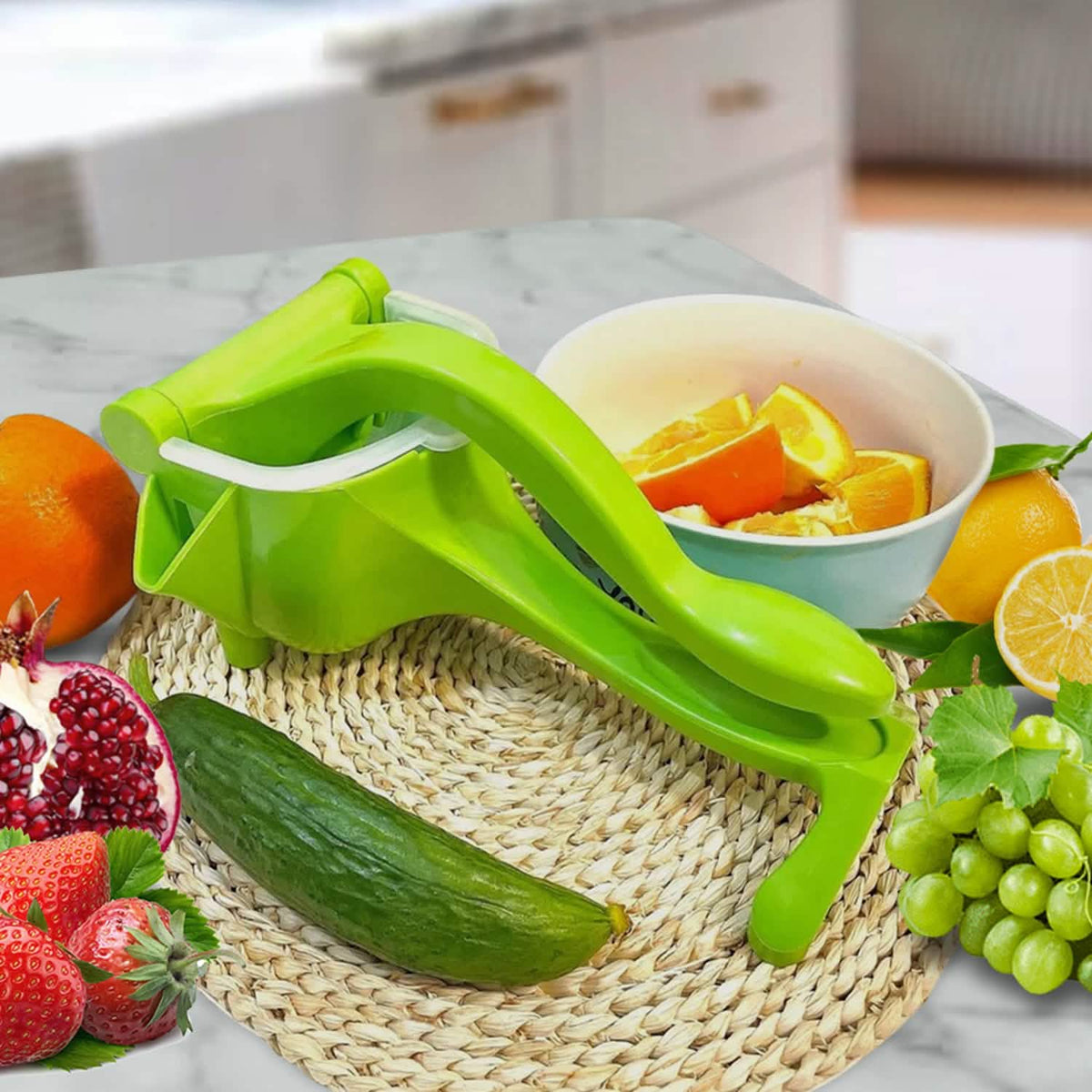 Portable Manual Press Juicer Extractor Squeezer Squash - A-1 Thread Vault