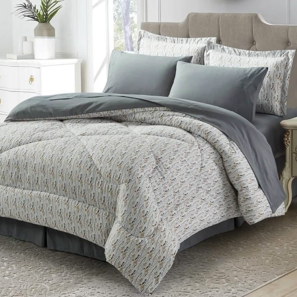 8-Piece: Bibb Home Down Alternative Comforter Set - A-1 Thread Vault