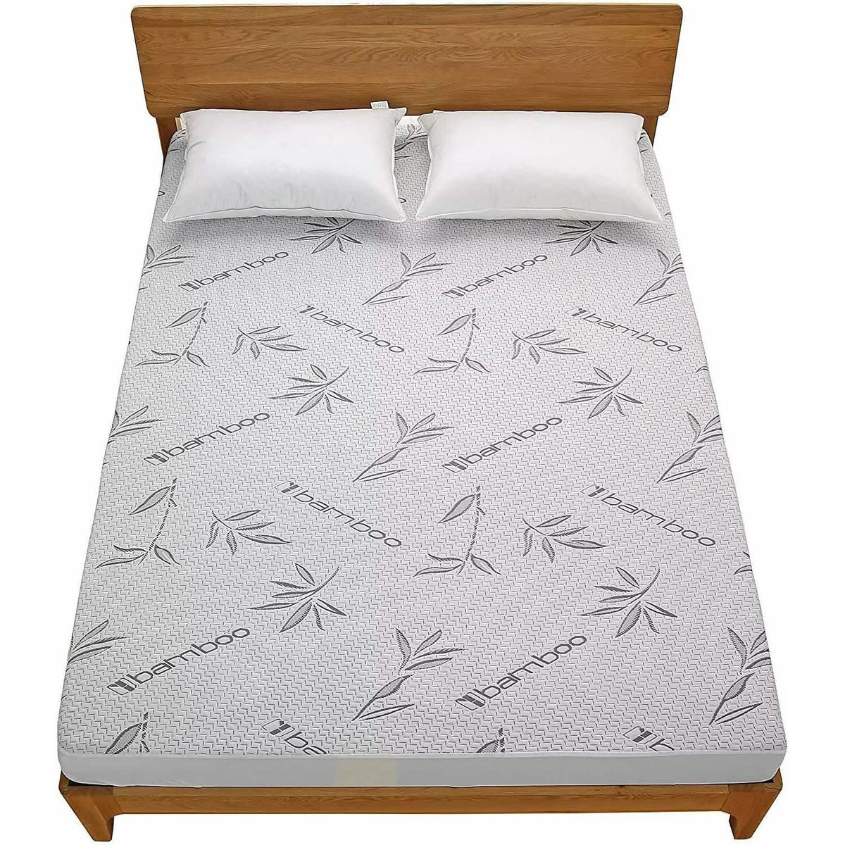Bed Bath Fashions Premium Bamboo Waterproof Fitted Mattress Protector - A-1 Thread Vault