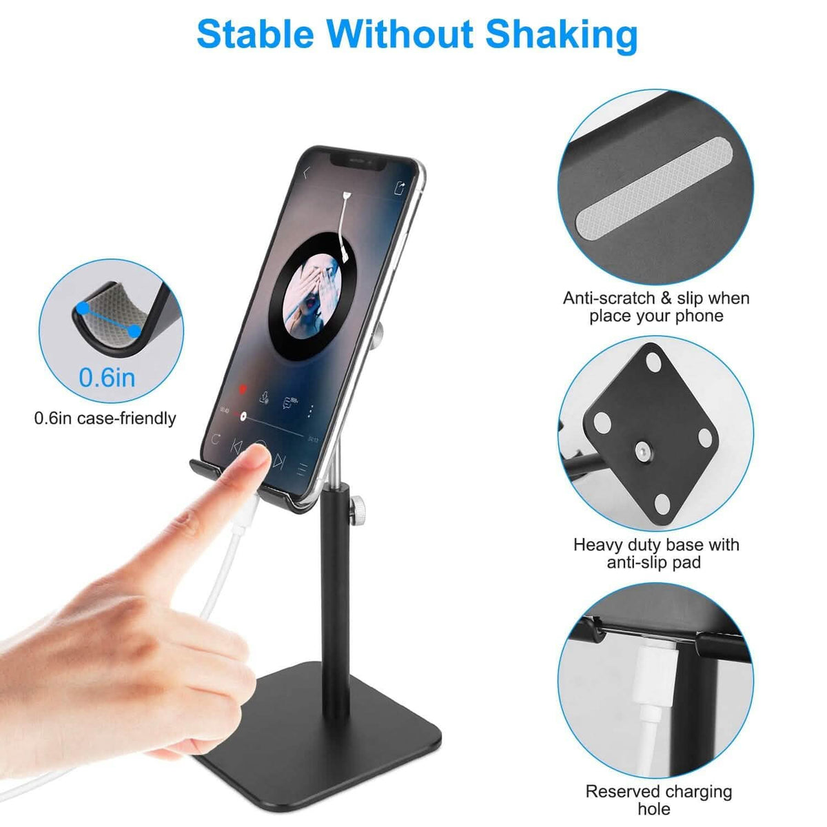 Adjustable Cellphone Tablet Stand - A-1 Thread Vault