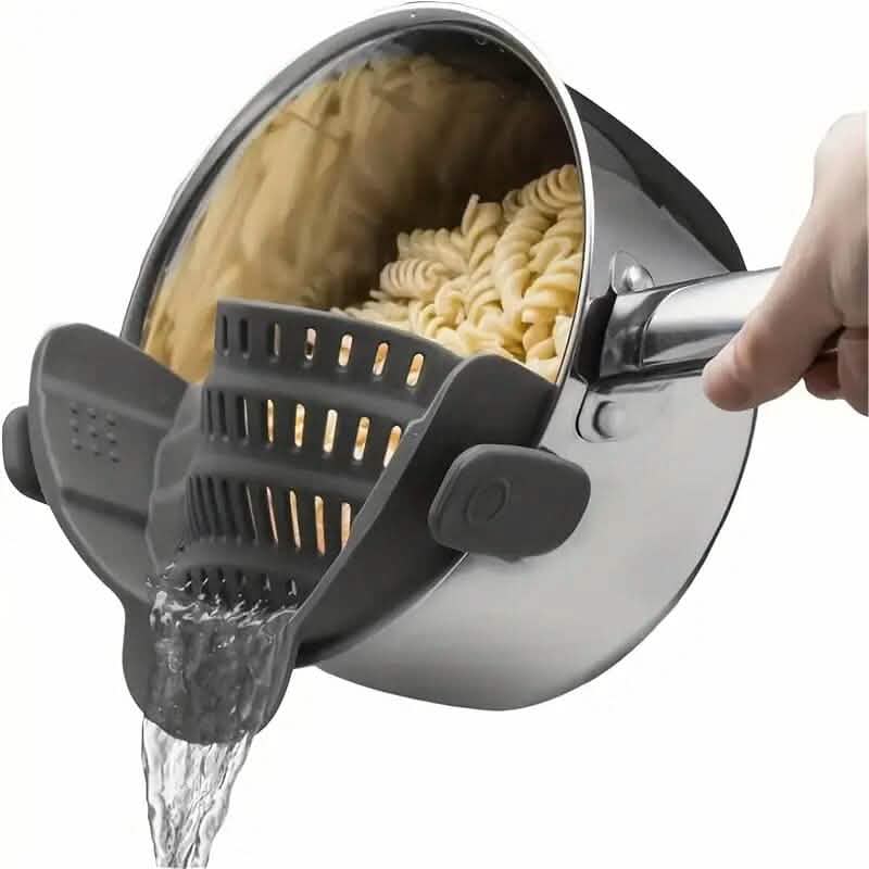 Adjustable Clip-On Strainer for Pots and Pans - A-1 Thread Vault