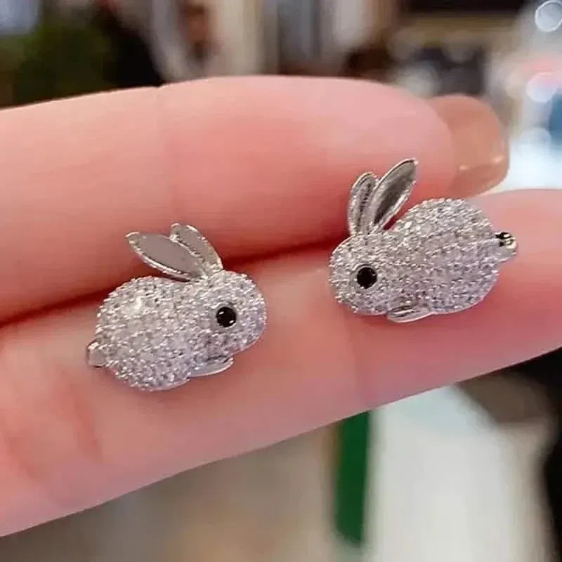 Adorable Rabbit-shaped Earrings - A-1 Thread Vault