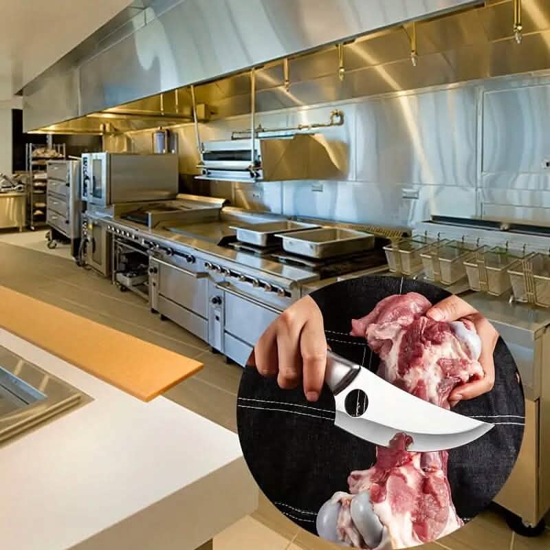All-Steel Chef's Boning Butcher Knife - A-1 Thread Vault