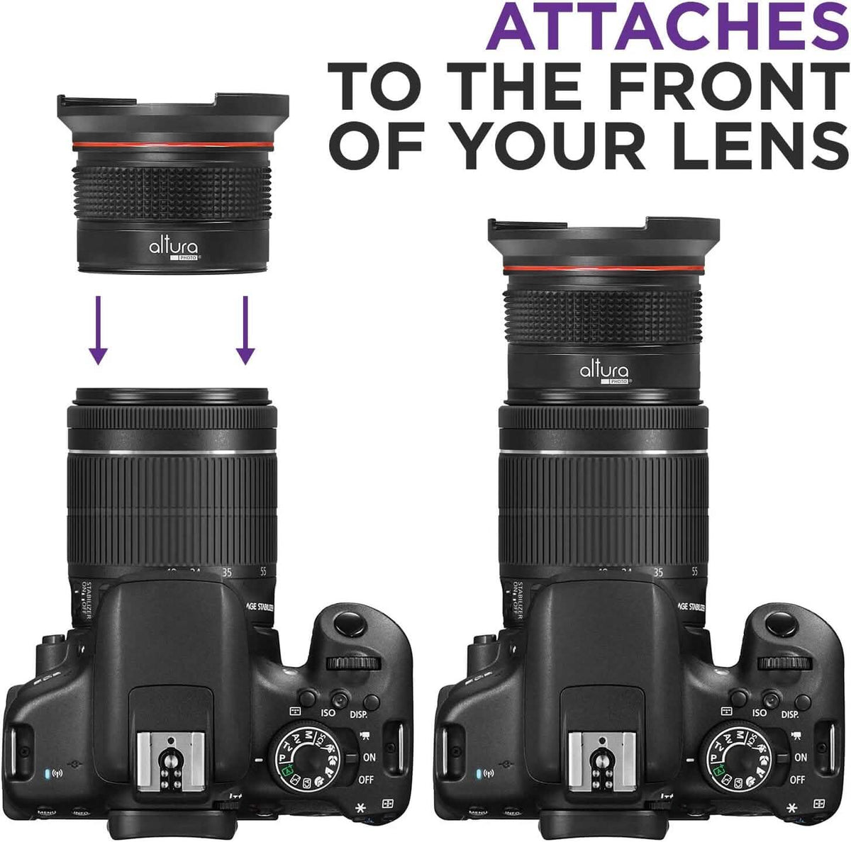 Altura Photo 52MM 0.35x HD Fisheye Nikon Wide Angle Lens (w/Macro Portion) (Refurbished) - A-1 Thread Vault