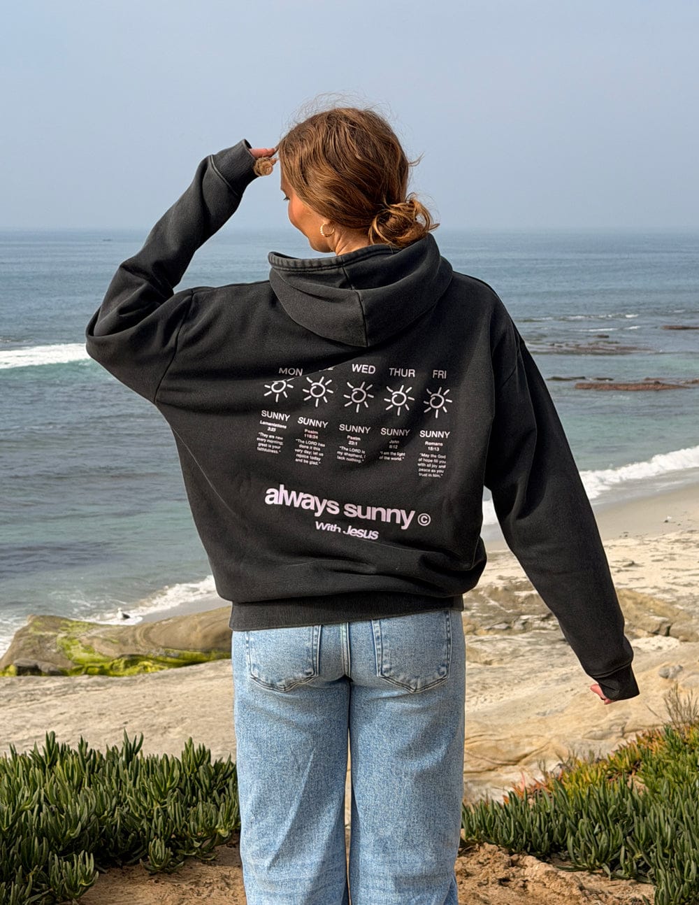 Always Sunny With Jesus Unisex Hoodie - A-1 Thread Vault