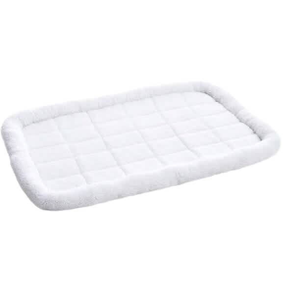 Amazon Basics Faux Sherpa Padded Bolster Pet Bed - A-1 Thread Vault
