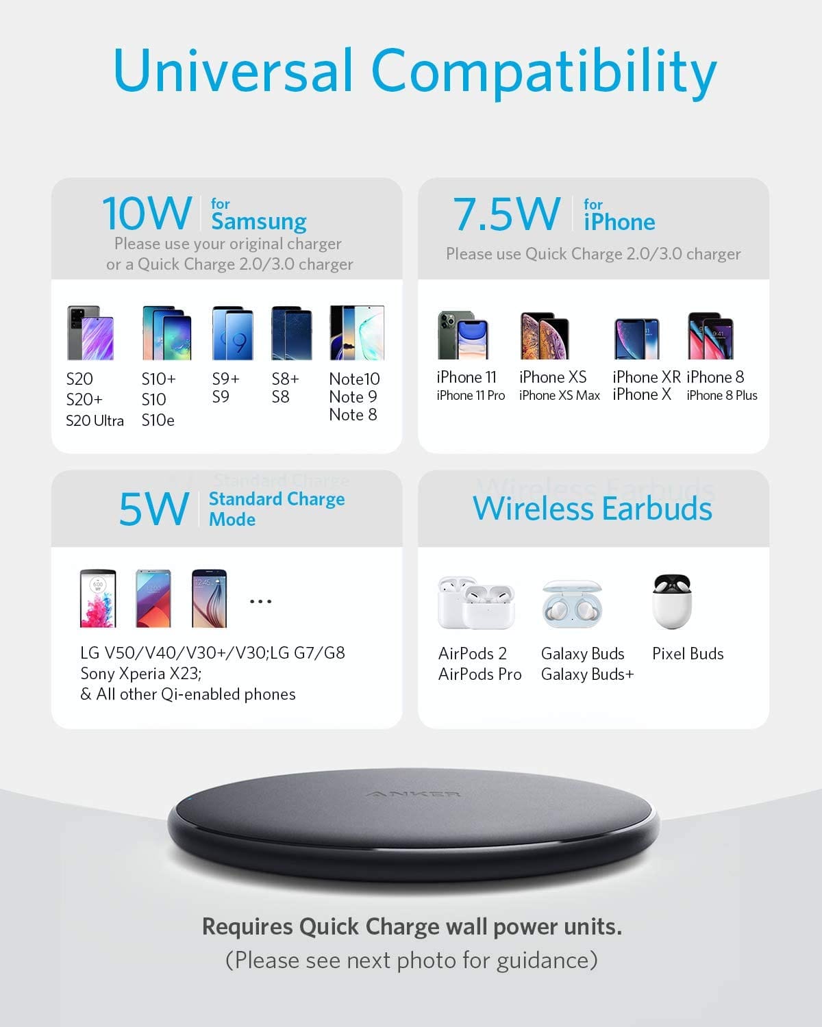 Anker <b>313</b> Wireless Charger (Pad) - A-1 Thread Vault