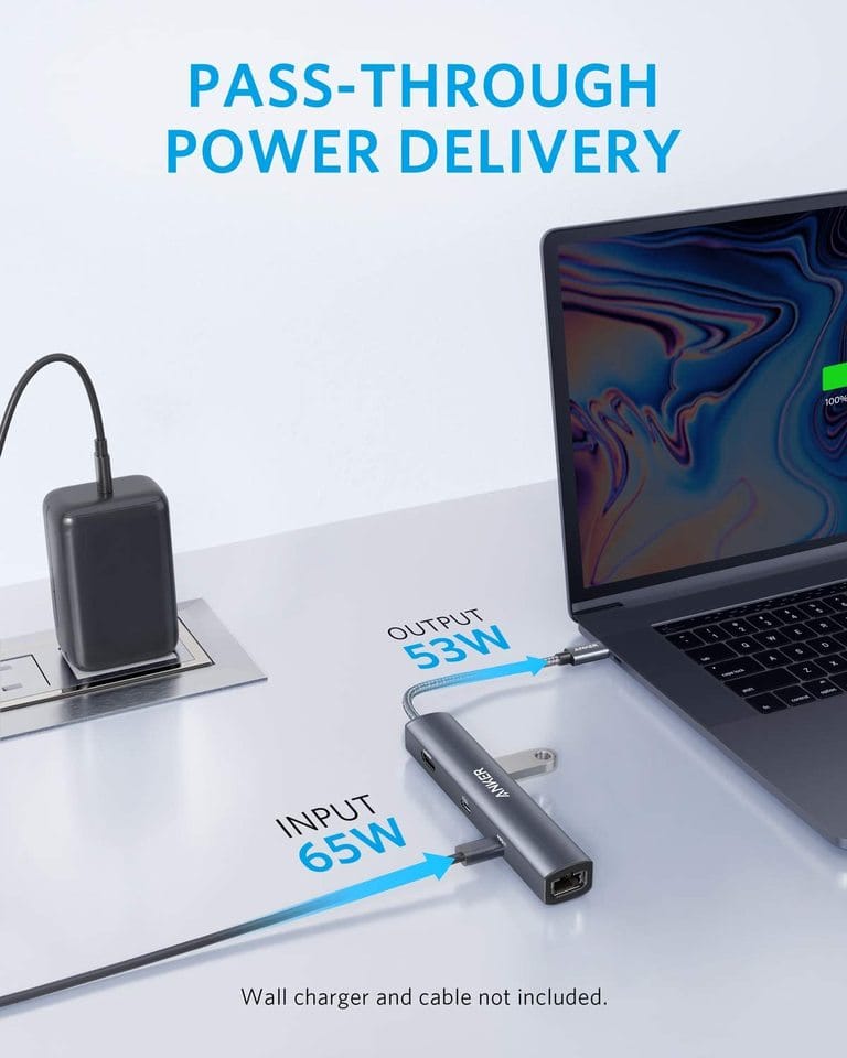 Anker <b>543</b> USB-C Hub (6-in-1, Slim) - A-1 Thread Vault