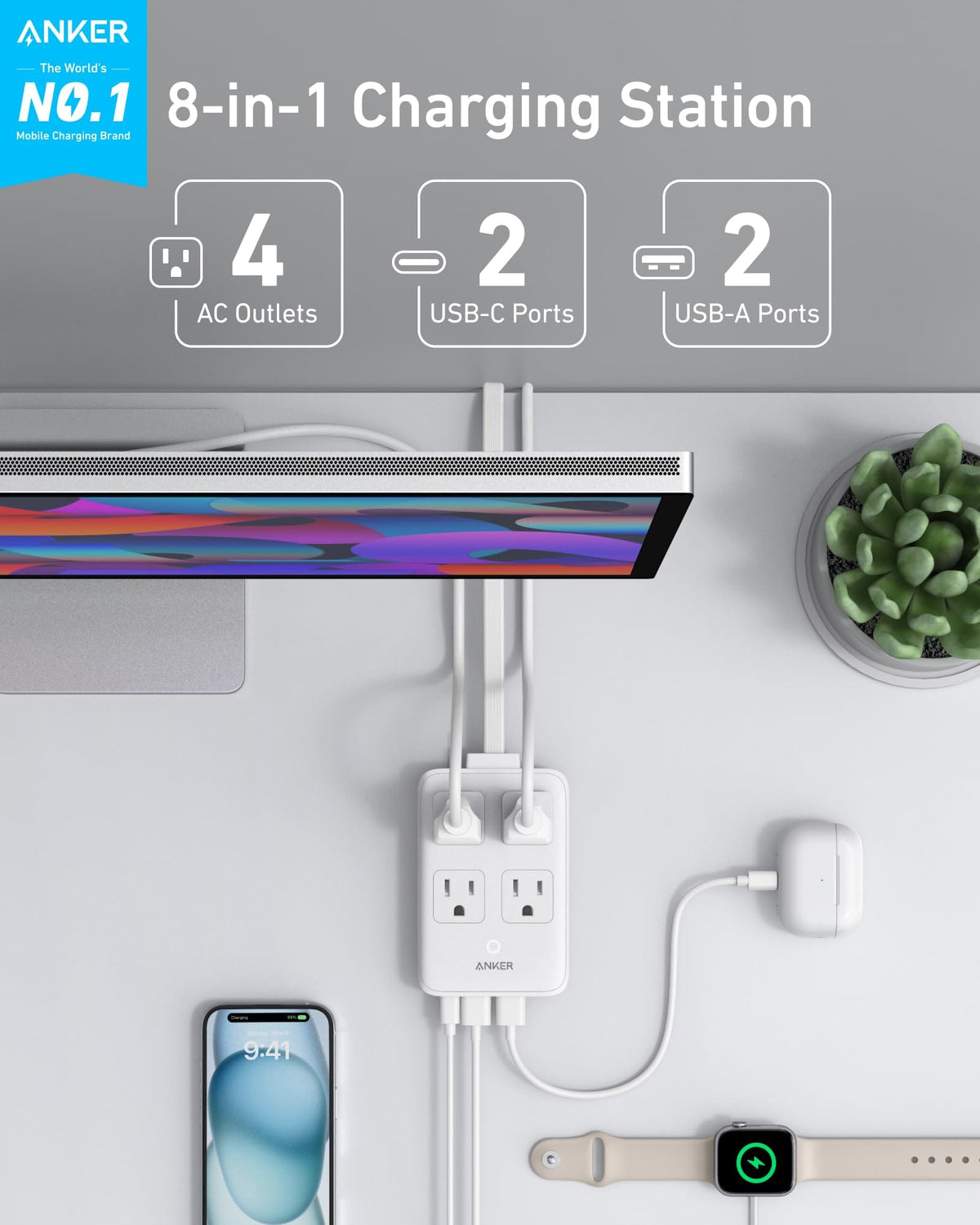 Anker Charging Station (8-in-1, 20W) - A-1 Thread Vault
