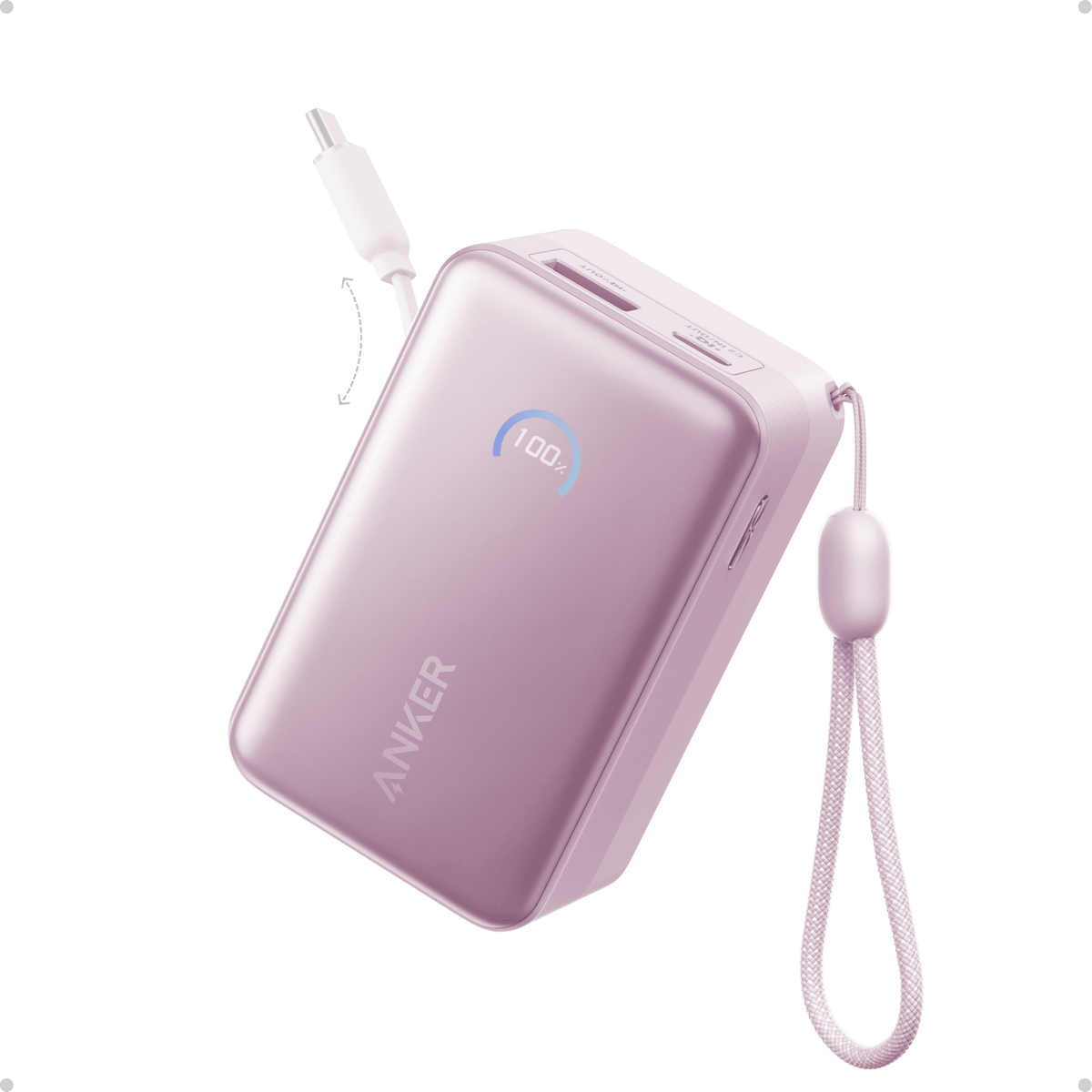 Anker Nano Power Bank (10K, 45W, Built-In Retractable USB-C Cable) - A-1 Thread Vault