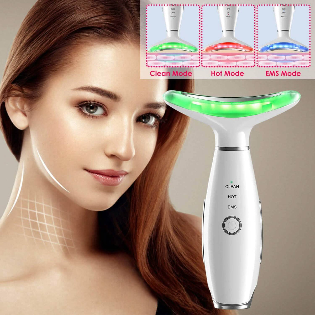 Anti Wrinkles Face Neck Massager Double Chin Reducer - A-1 Thread Vault