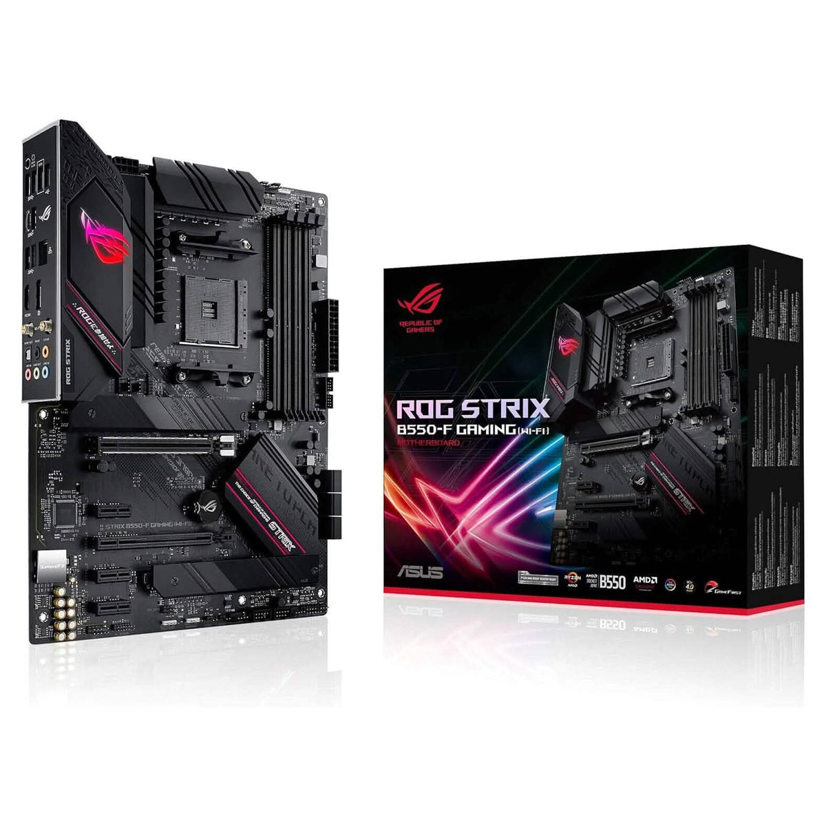 ASUS ROG Strix B550-F Gaming AMD AM4 Zen 3 Ryzen 5000 & 3rd Gen Ryzen ATX (Refurbished) - A-1 Thread Vault