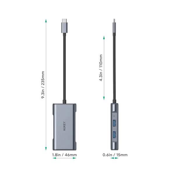 Aukey 6-in-1 USB-C Hub - A-1 Thread Vault