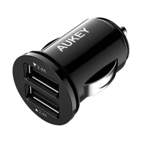 Aukey Universal True AiPOWER 24W 4.8A Dual Port Car Charger (Refurbished) - A-1 Thread Vault