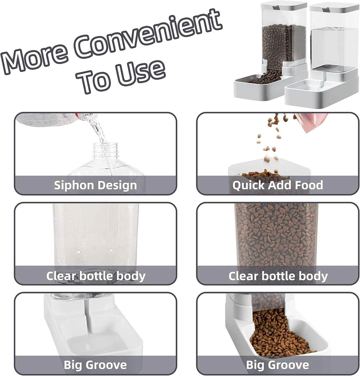 Automatic Cat Feeder and Water Dispenser Set - A-1 Thread Vault