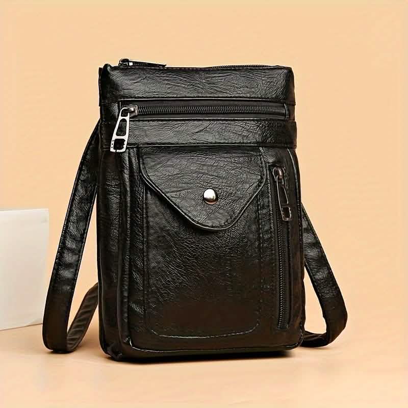 Women’s Vintage Leather Crossbody Bag - A-1 Thread Vault