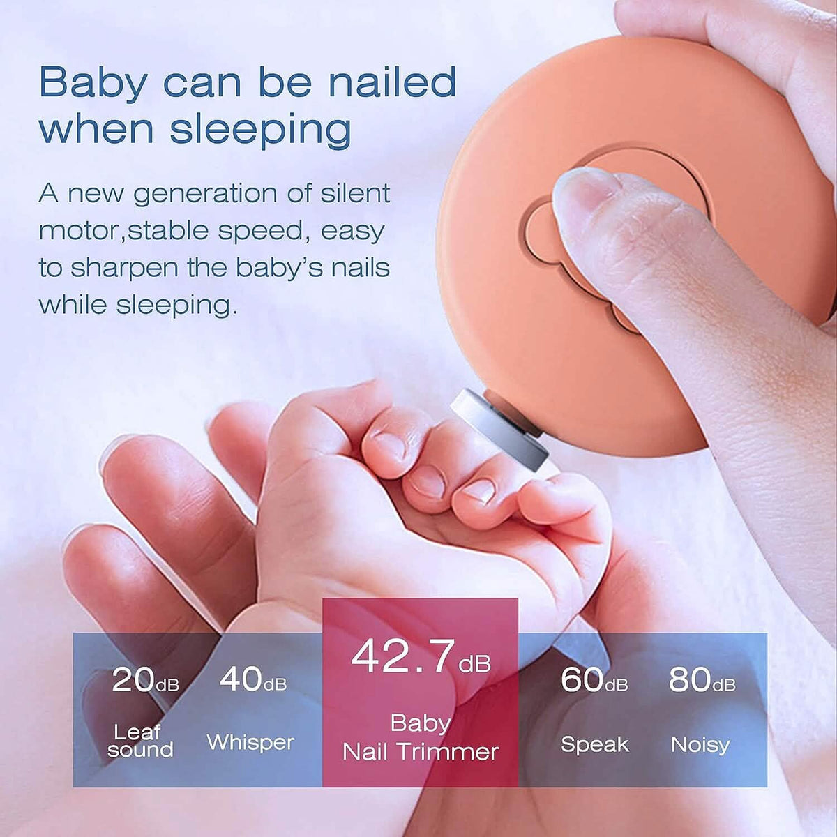 Baby Nail Clippers Baby Safe Electric Trimmer Nail File Kit - A-1 Thread Vault