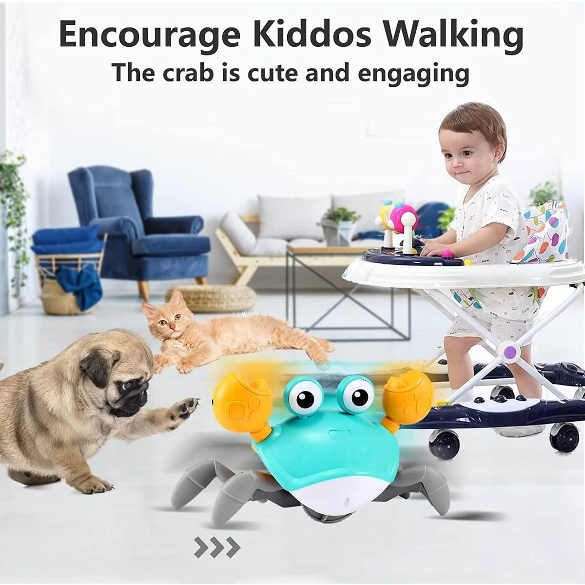 Baby Toys Infant Crawling Crab - A-1 Thread Vault
