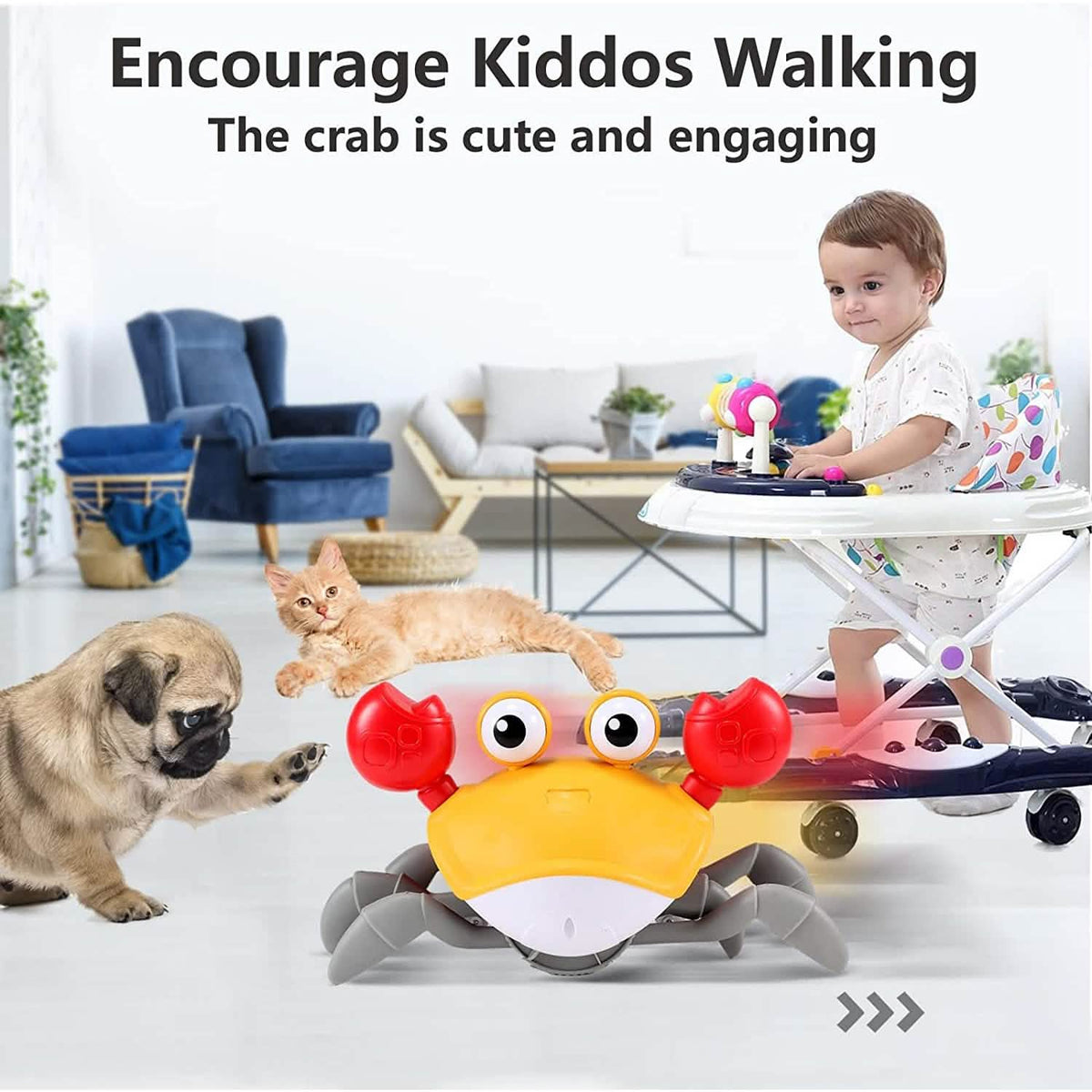 Baby Toys Infant Crawling Crab - A-1 Thread Vault