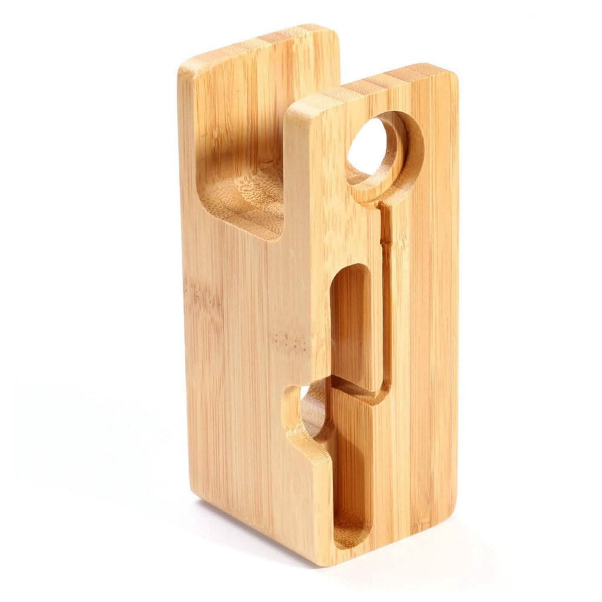 Bamboo Wood Charging Stand for Apple Watch - A-1 Thread Vault