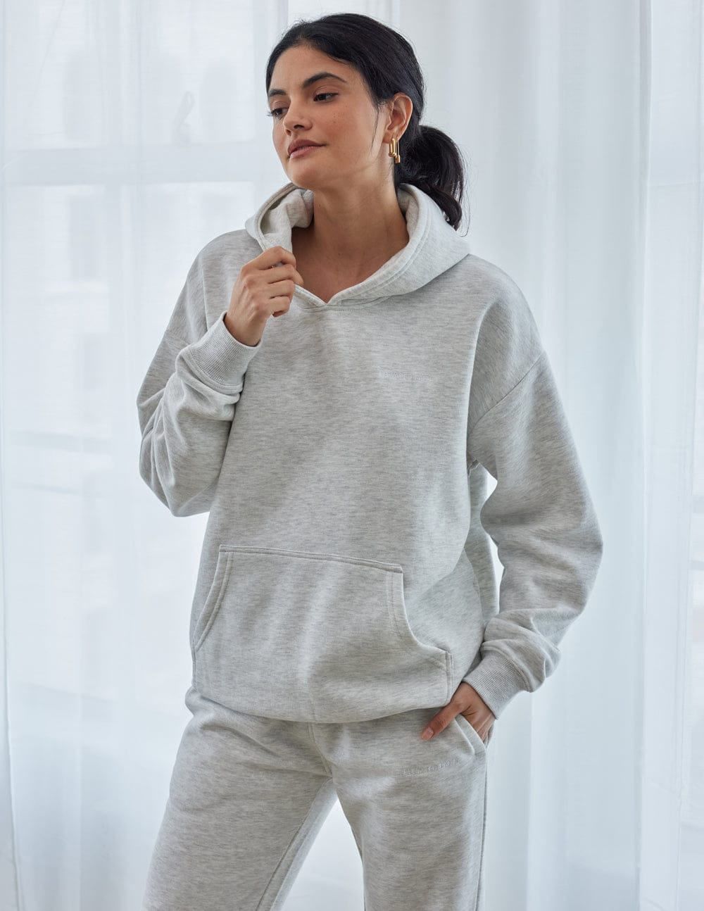 Basics Cloud Grey Unisex Hoodie - A-1 Thread Vault