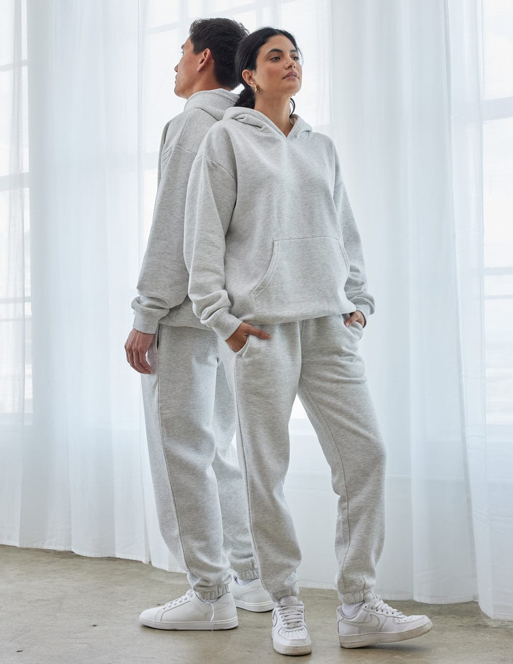 Basics Cloud Grey Unisex Sweatpant - A-1 Thread Vault