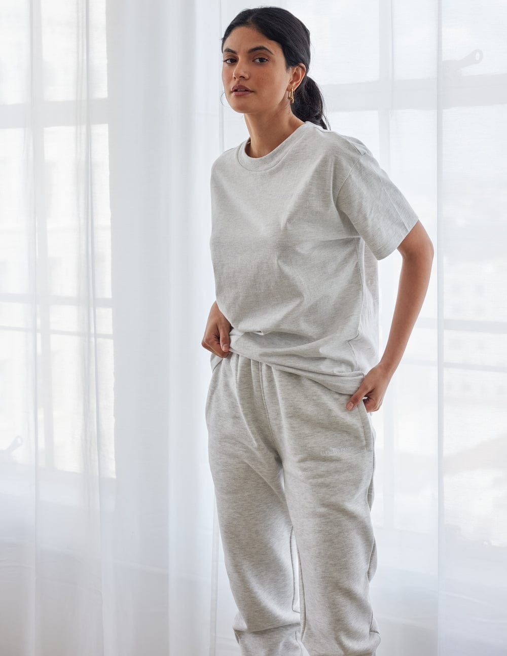 Basics Cloud Grey Unisex Tee - A-1 Thread Vault