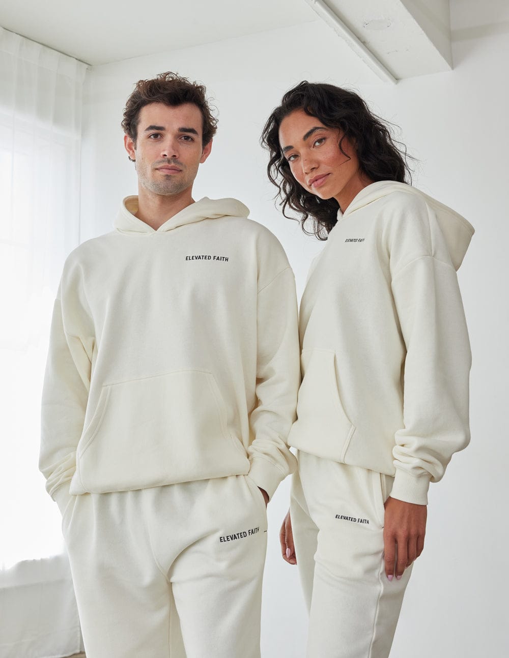 Basics White Sand Unisex Hoodie - A-1 Thread Vault