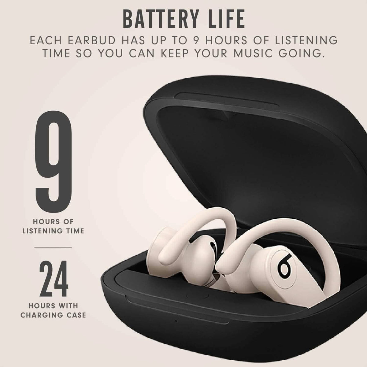 Beats Powerbeats Pro Wireless Earbuds - Ivory (Refurbished) - A-1 Thread Vault