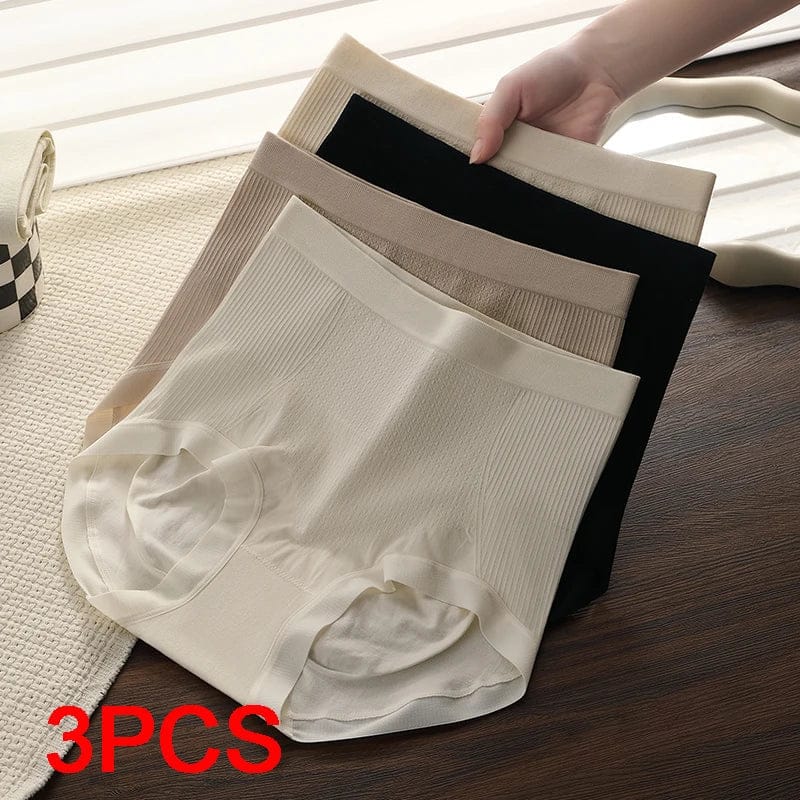Belly Reducing Panties Set Pack Fashion Seamless Panties for Women Micro Underwear Soft Sports Women's Lingerie Sexy Briefs Lady - A-1 Thread Vault
