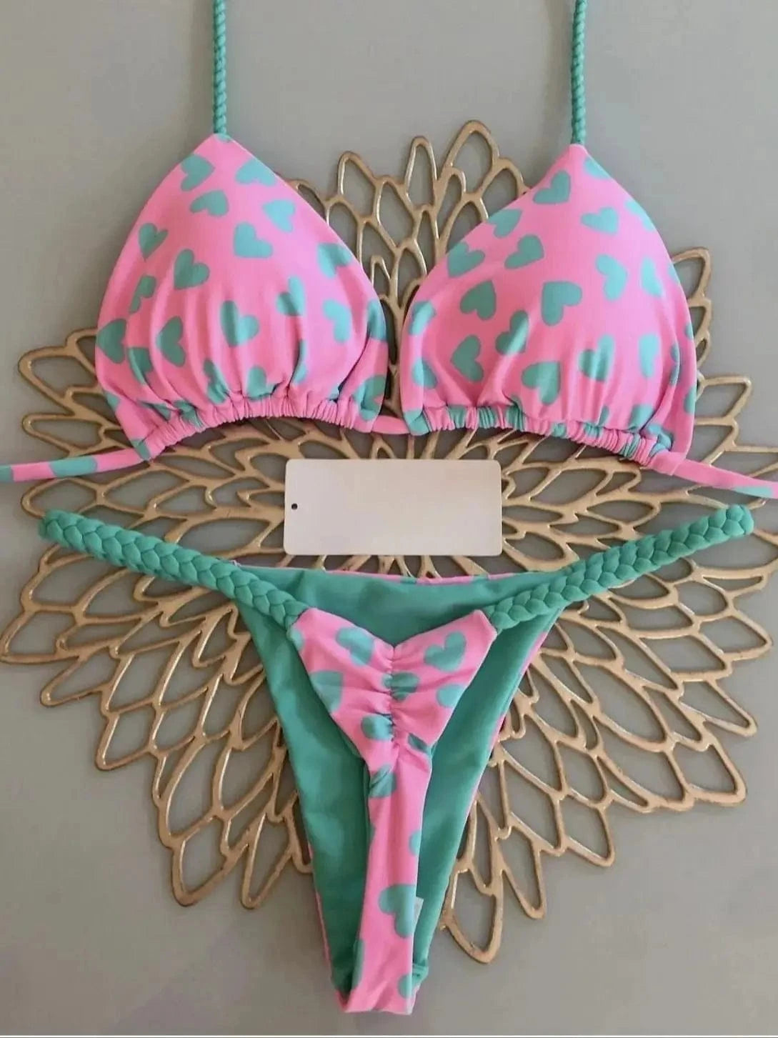Bikini High Waist Swimsuit Sexy Thong Bikini Set Zebra Print Women Brazilian Swimwear 2023 New Biquini Swim Bathing Suits Women - A-1 Thread Vault
