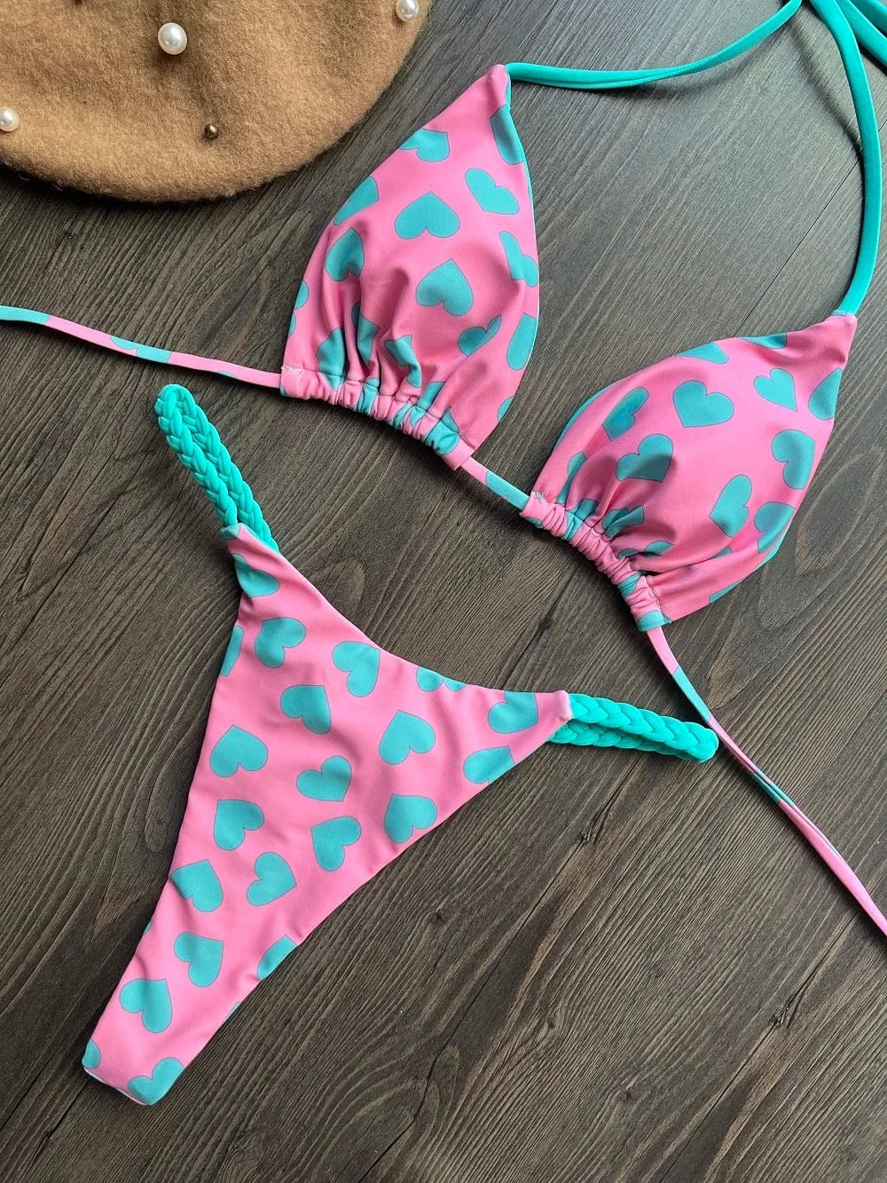 Bikini High Waist Swimsuit Sexy Thong Bikini Set Zebra Print Women Brazilian Swimwear 2023 New Biquini Swim Bathing Suits Women - A-1 Thread Vault