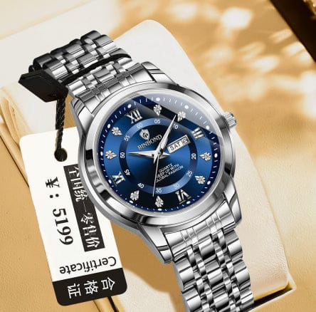 Binbang Business Light-Luxury Quartz Watch For Men - A-1 Thread Vault