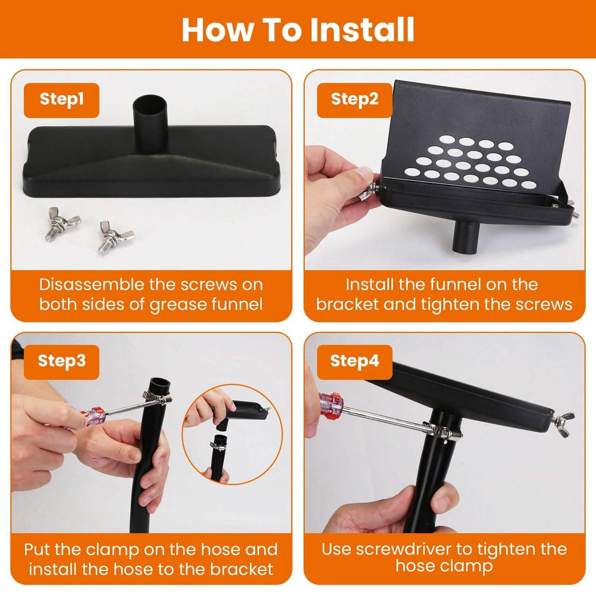 Blackstone Griddle Grease Catcher with Heat Resistant Hose Stainless Steel - A-1 Thread Vault