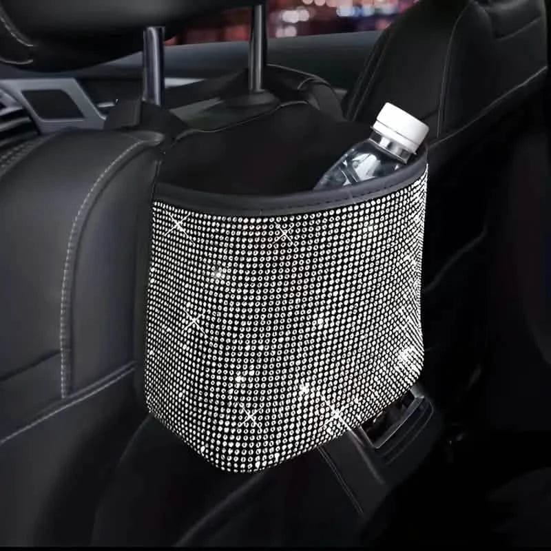 Bling Rhinestones Car Trash Can - A-1 Thread Vault