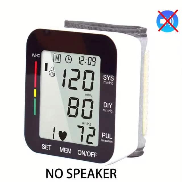 Blood Pressure Monitor Digital Wrist Blood Pressure Machine Automatic Cuff BP Detector - A-1 Thread Vault